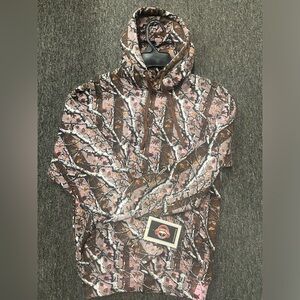 Brown Camo Hooded Jacket